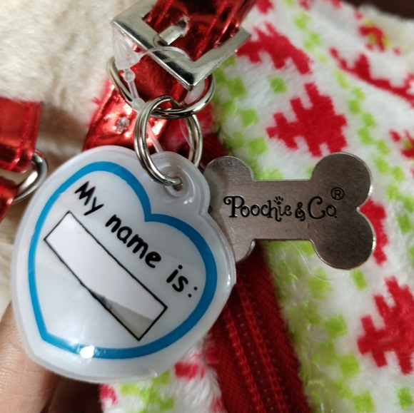 ✓Poochie & Co poodle dog puppy Christmas purse plush bag new without tags - Picture 10 of 15